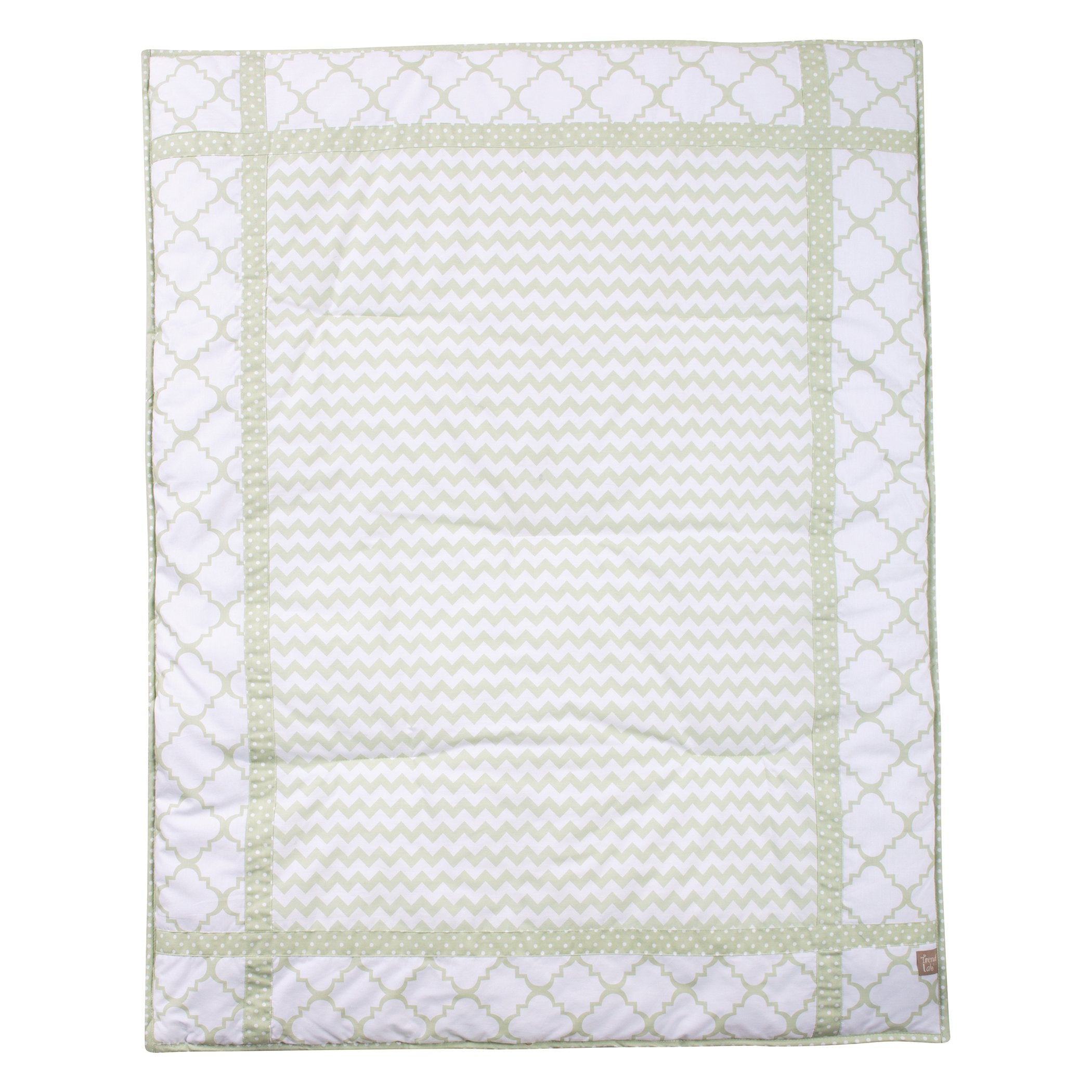 Sea Foam 3 Piece Crib Bedding Set