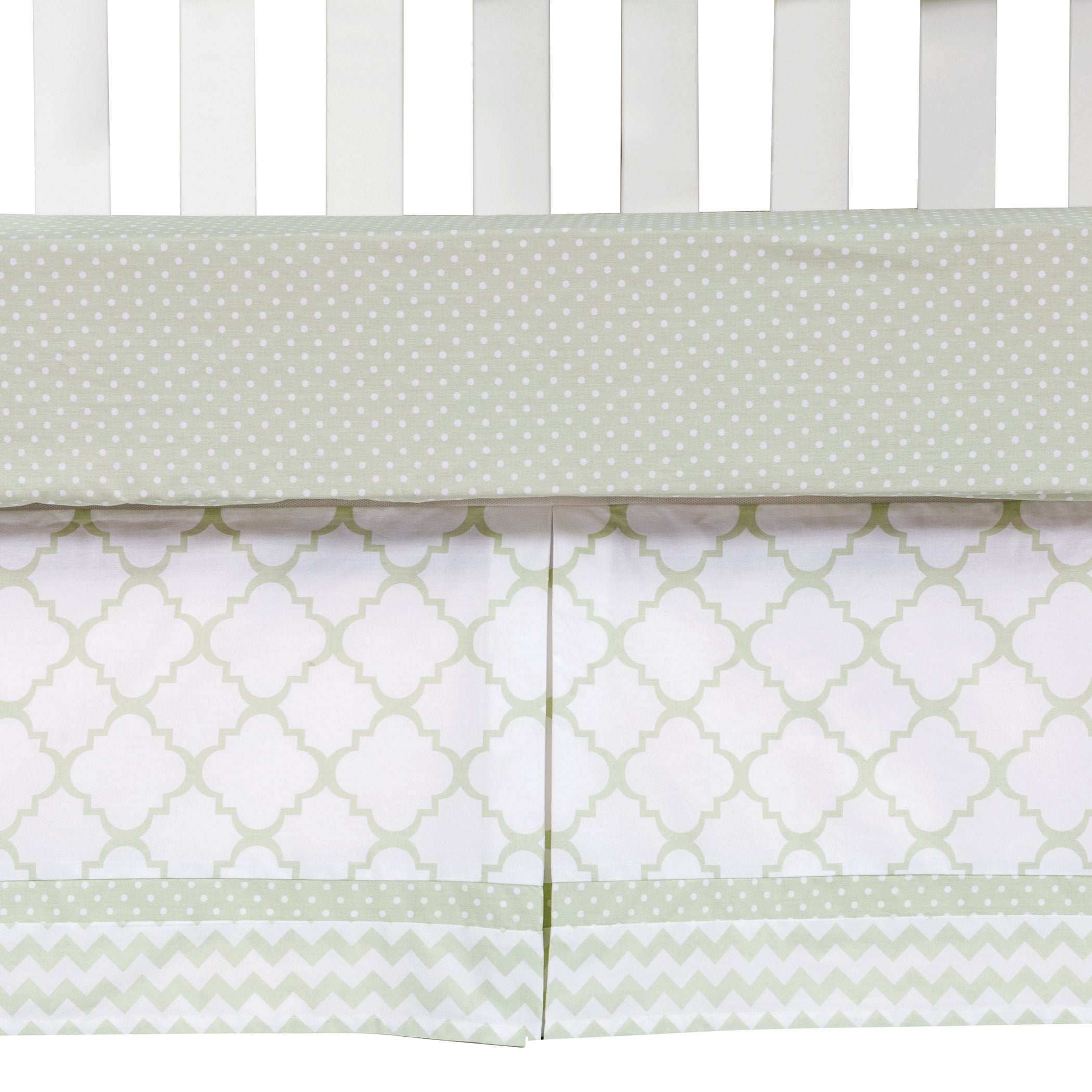 Sea Foam 3 Piece Crib Bedding Set