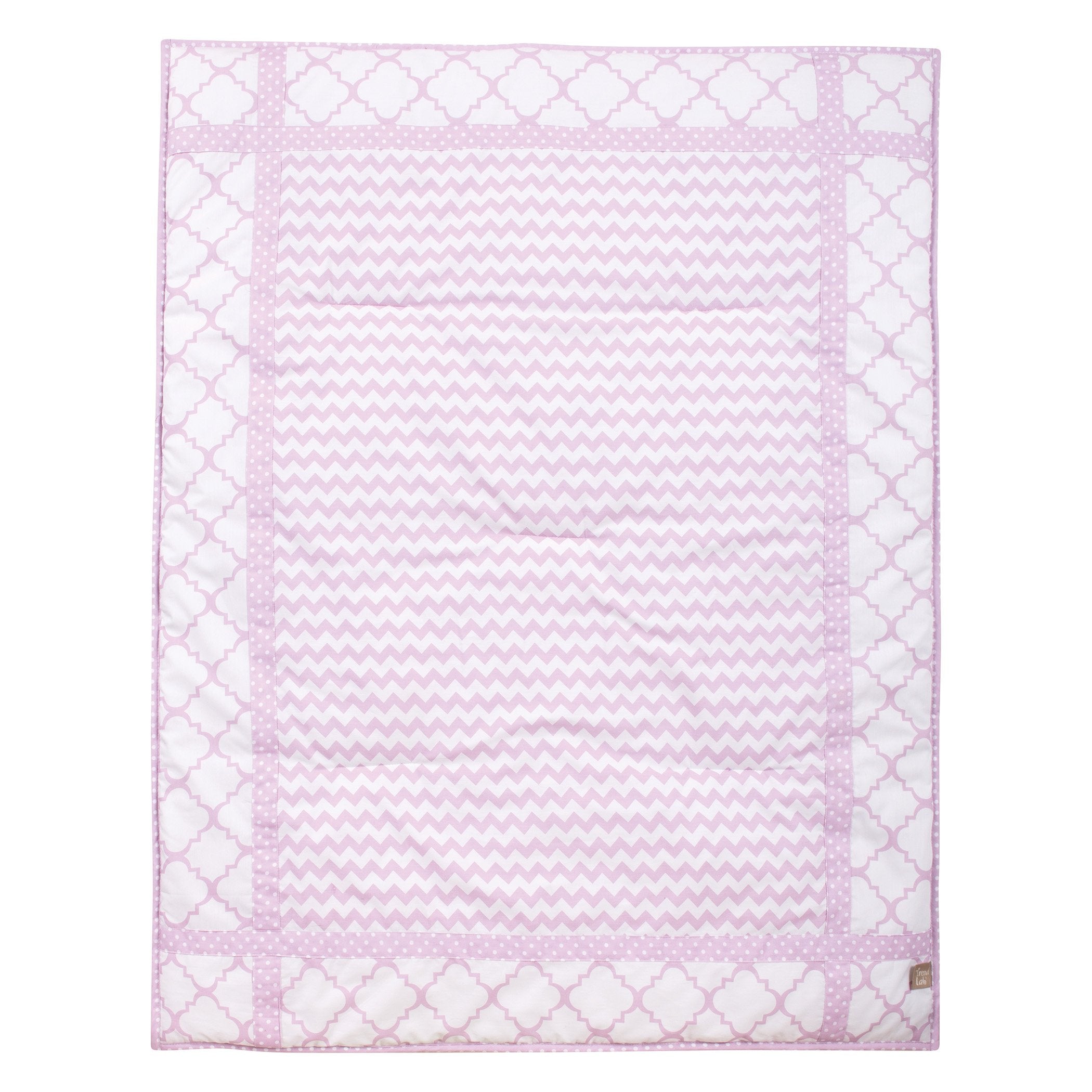 Orchid Bloom 3 Piece Crib Bedding Set