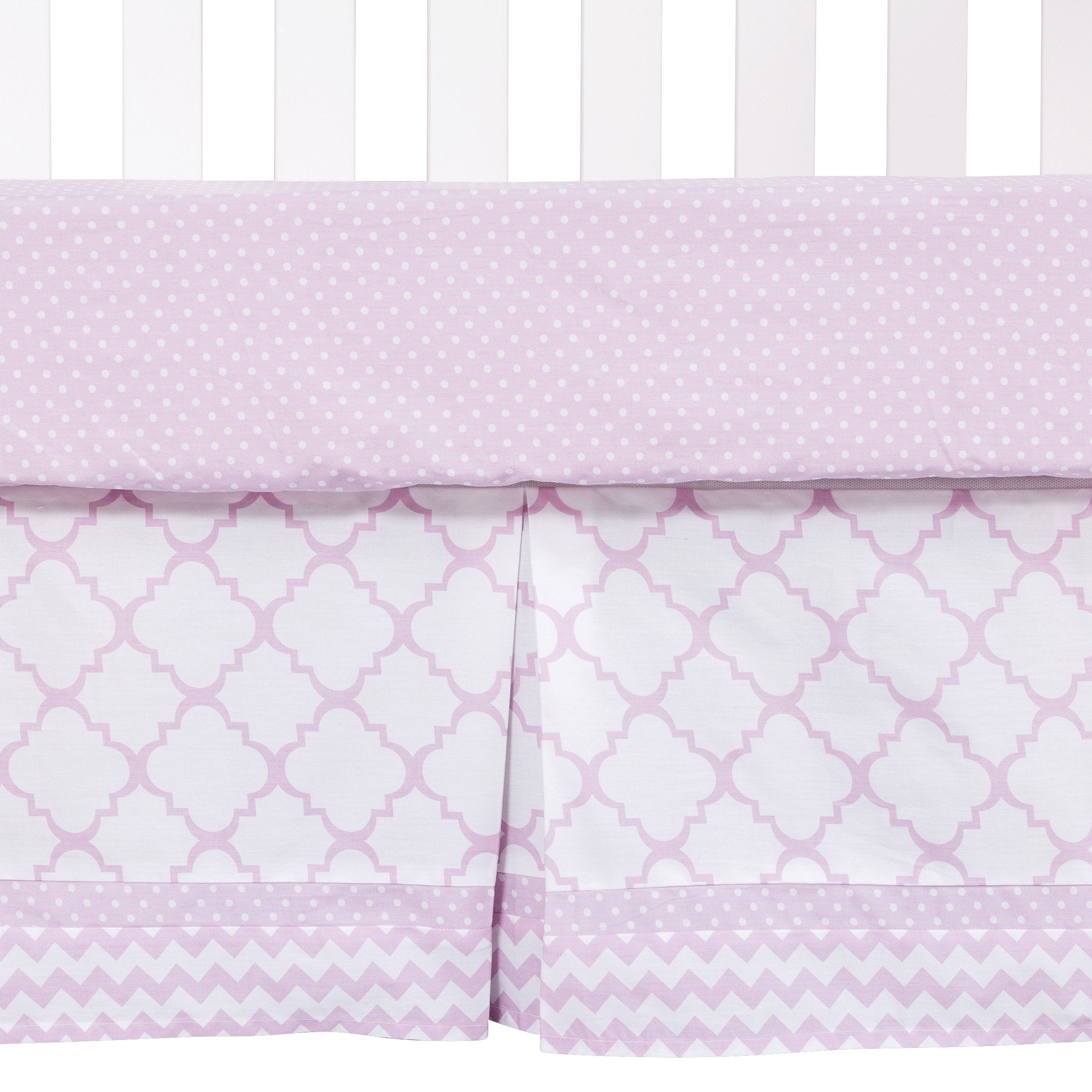 Orchid Bloom 3 Piece Crib Bedding Set