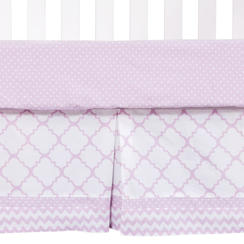 Image of Orchid Bloom 3 Piece Crib Bedding Set