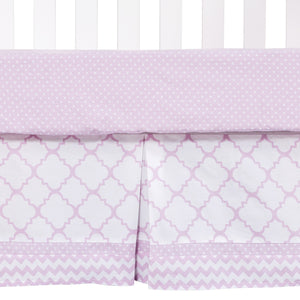 Orchid Bloom 3 Piece Crib Bedding Set