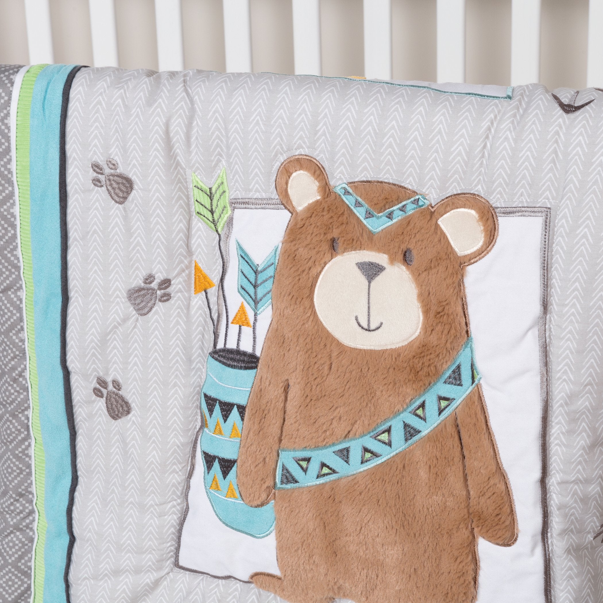 Lodge Buddies 3 Piece Crib Bedding Set
