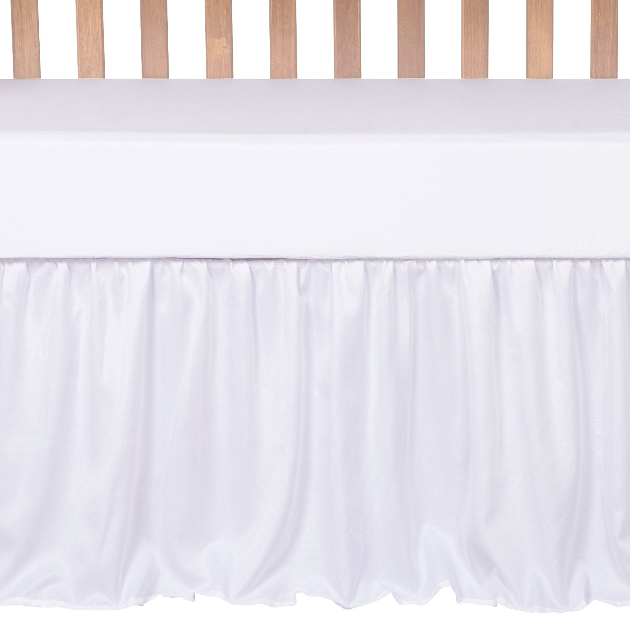 Simply White 3 Piece Crib Bedding Set