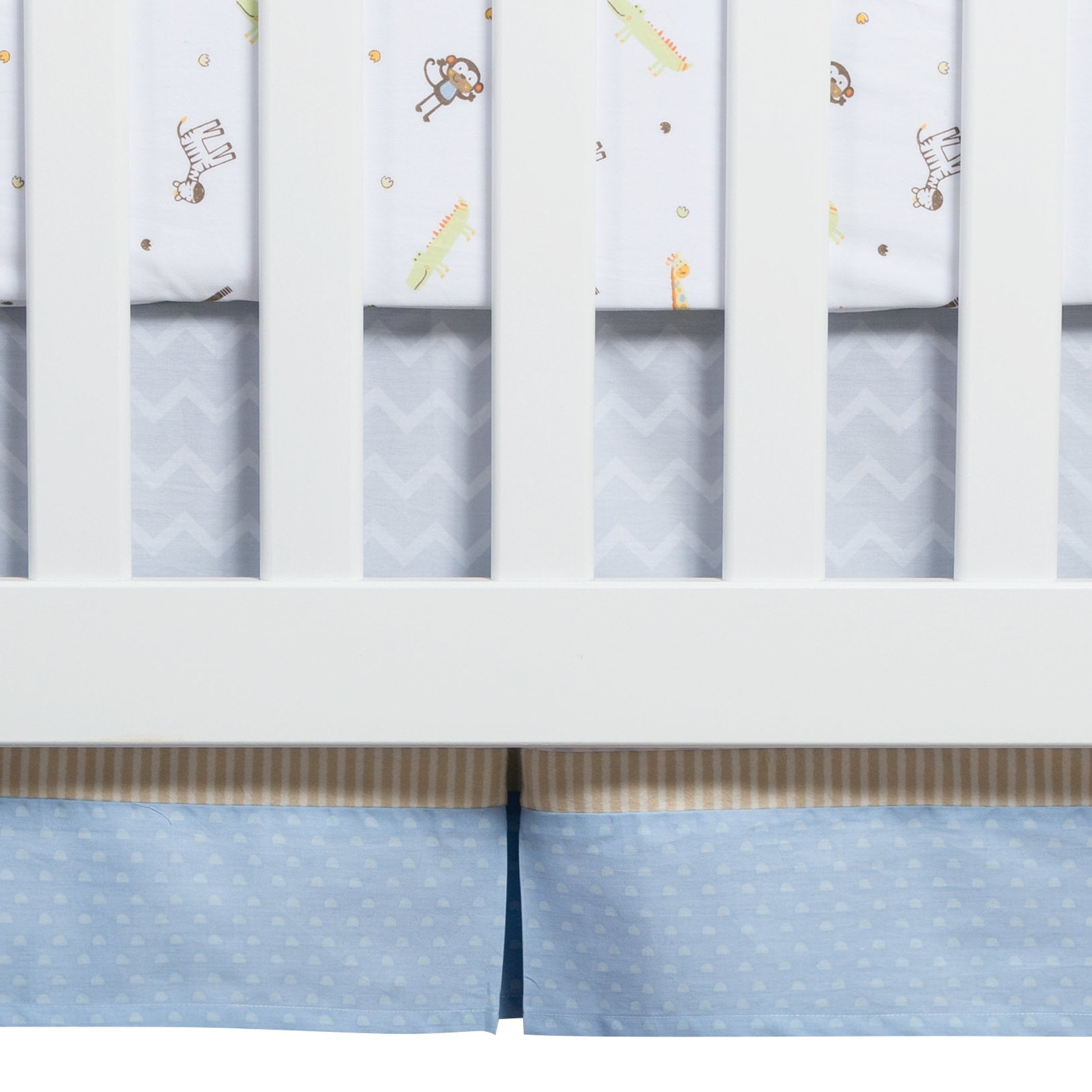 Jungle Fun 6 Piece Crib Bedding Set