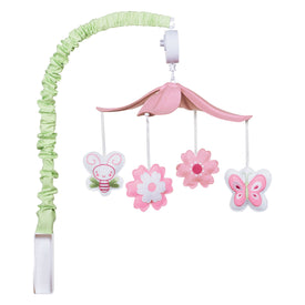 Floral Musical Crib Mobile