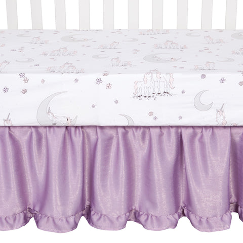 Image of Unicorn Dreams 3 Piece Crib Bedding Set