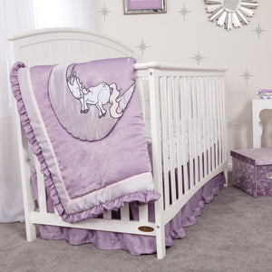 Unicorn Dreams 3 Piece Crib Bedding Set