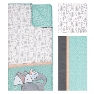 Sawyer 3 Piece Crib Bedding Set