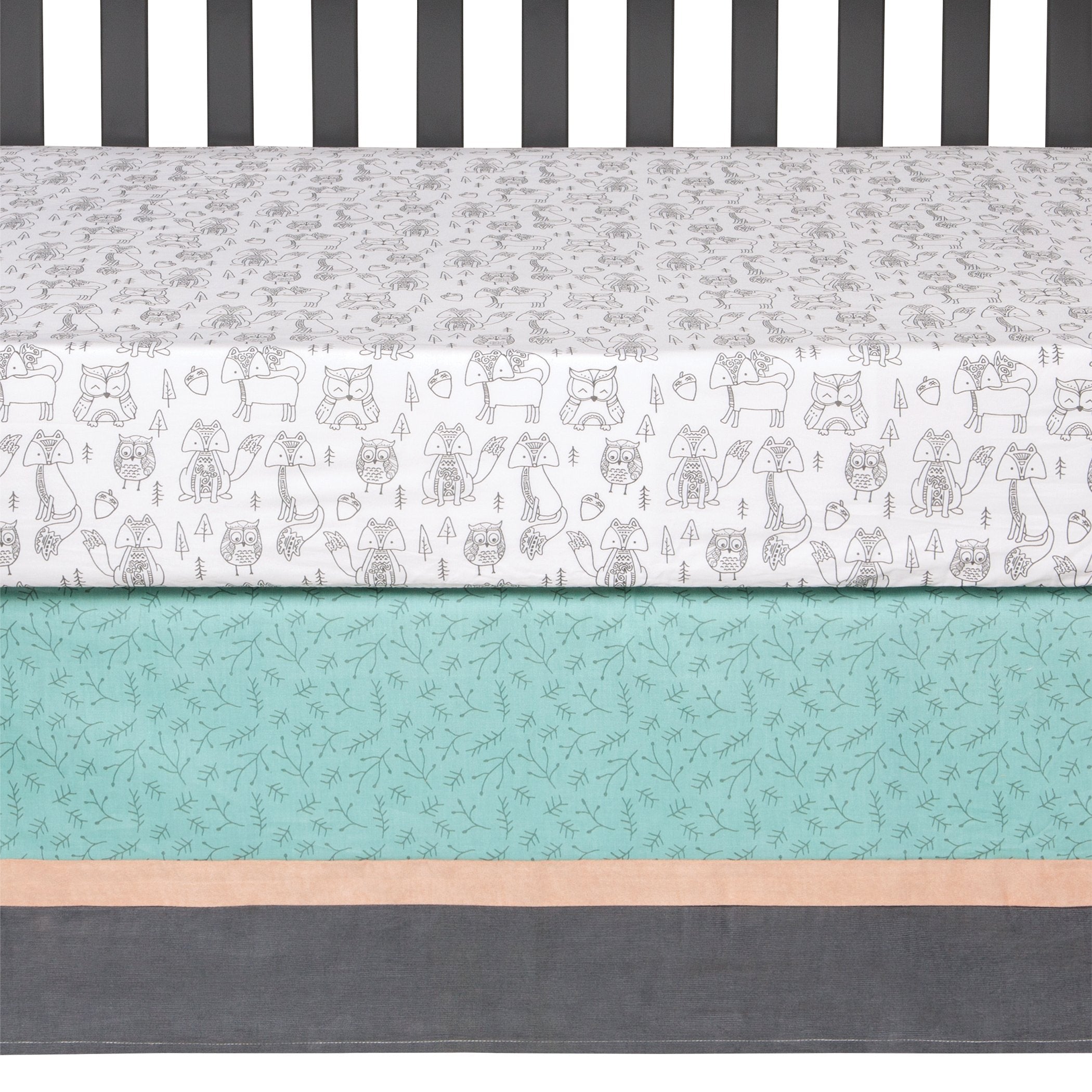 Sawyer 3 Piece Crib Bedding Set