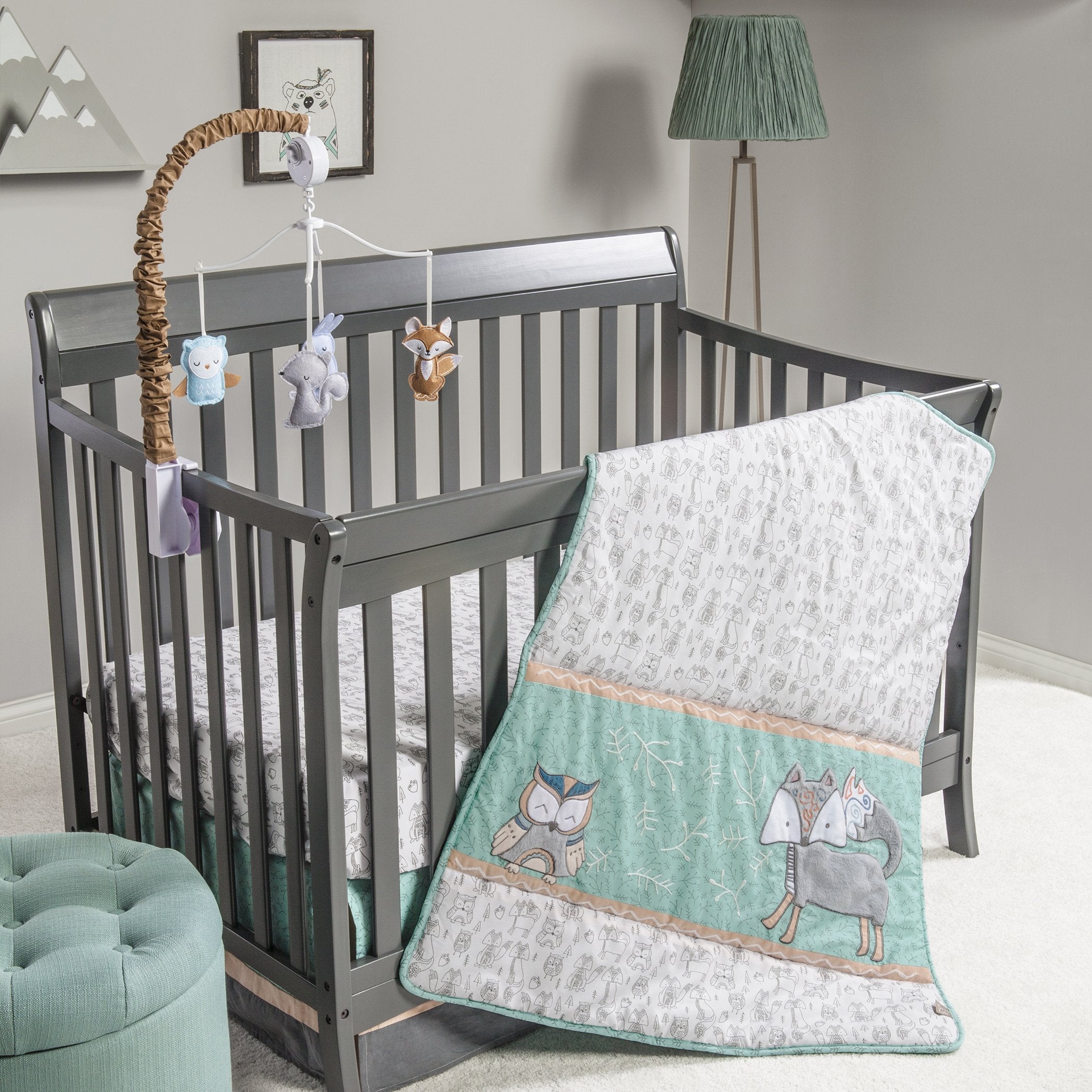 Sawyer 3 Piece Crib Bedding Set