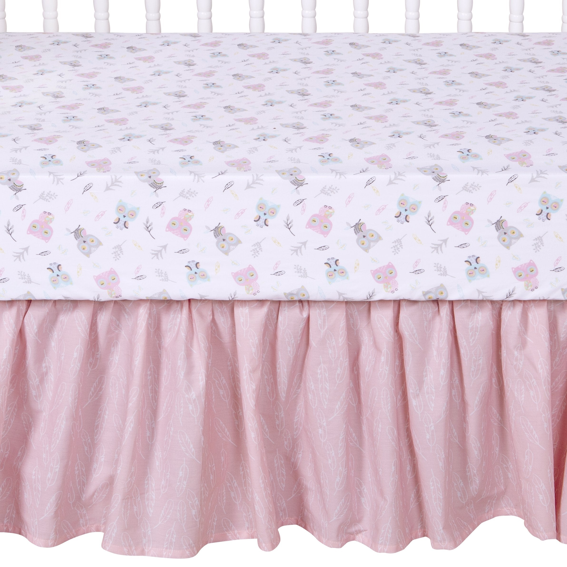 Feathered Friends 3 Piece Crib Bedding Set