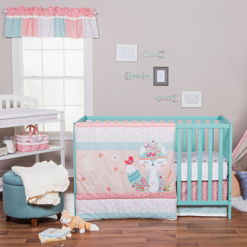 Image of Wild Forever 3 Piece Crib Bedding Set