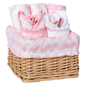 Pink Sky 7 Piece Feeding Basket Gift Set