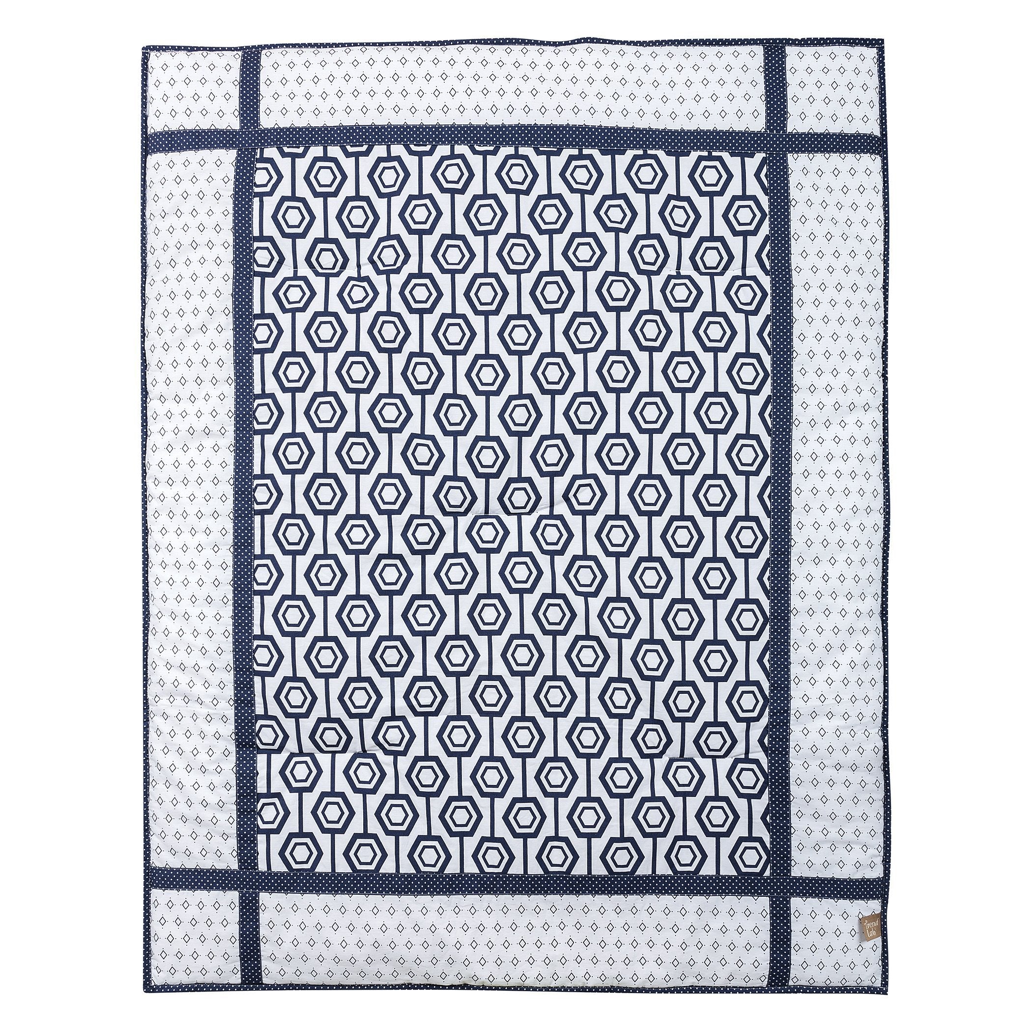 Hexagon 3 Piece Crib Bedding Set
