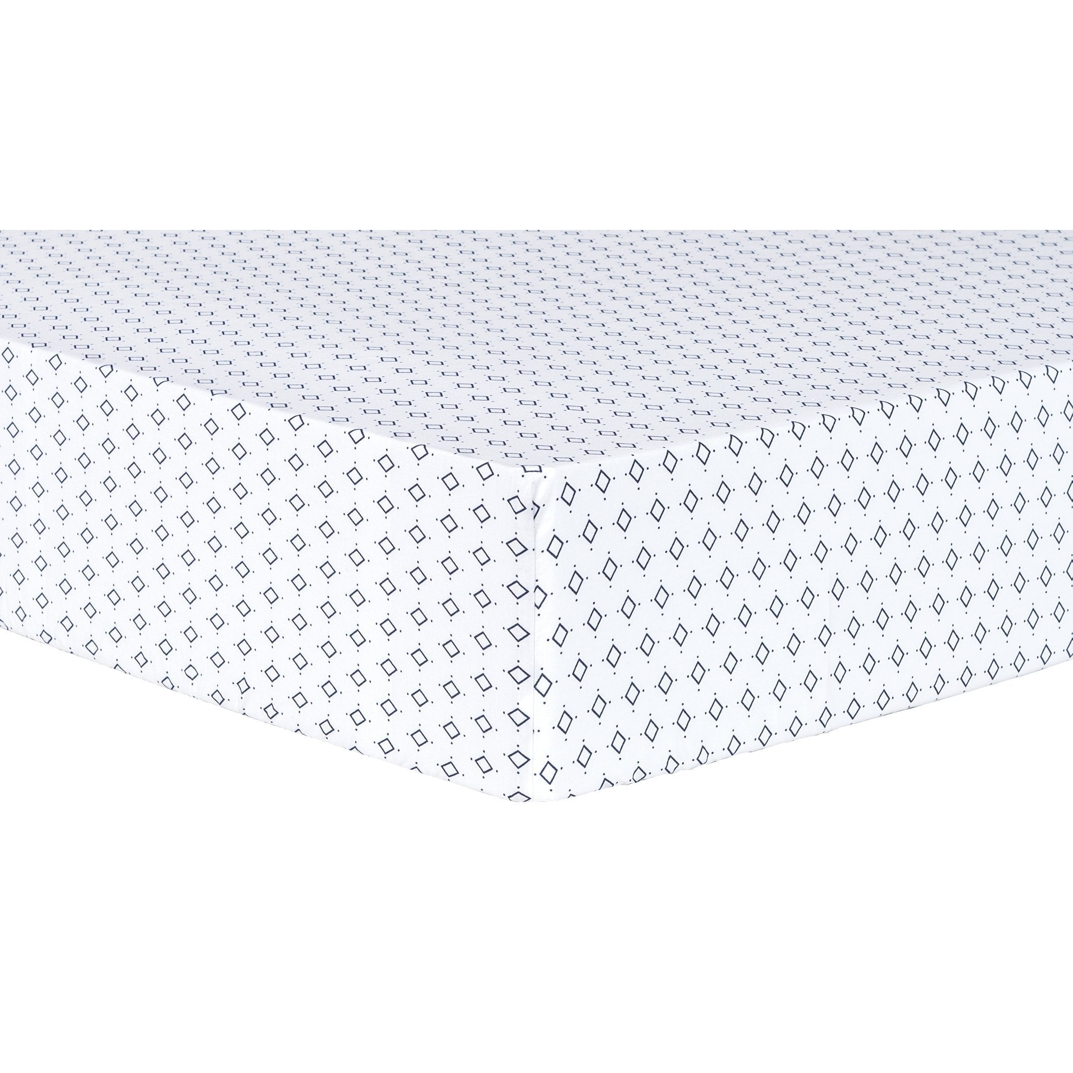 Hexagon 3 Piece Crib Bedding Set