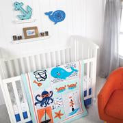 Trend Lab Ocean Pals 3 Piece Crib Bedding Set