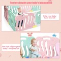 Costway 10-Panel Kids Safety Activity Center
