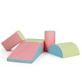 Image of Costway 5-Piece Set Climb Activity Play Safe Foam Blocks