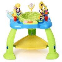Image of Costway 2-in-1 Baby Jumperoo Adjustable Sit-to-stand Activity Center
