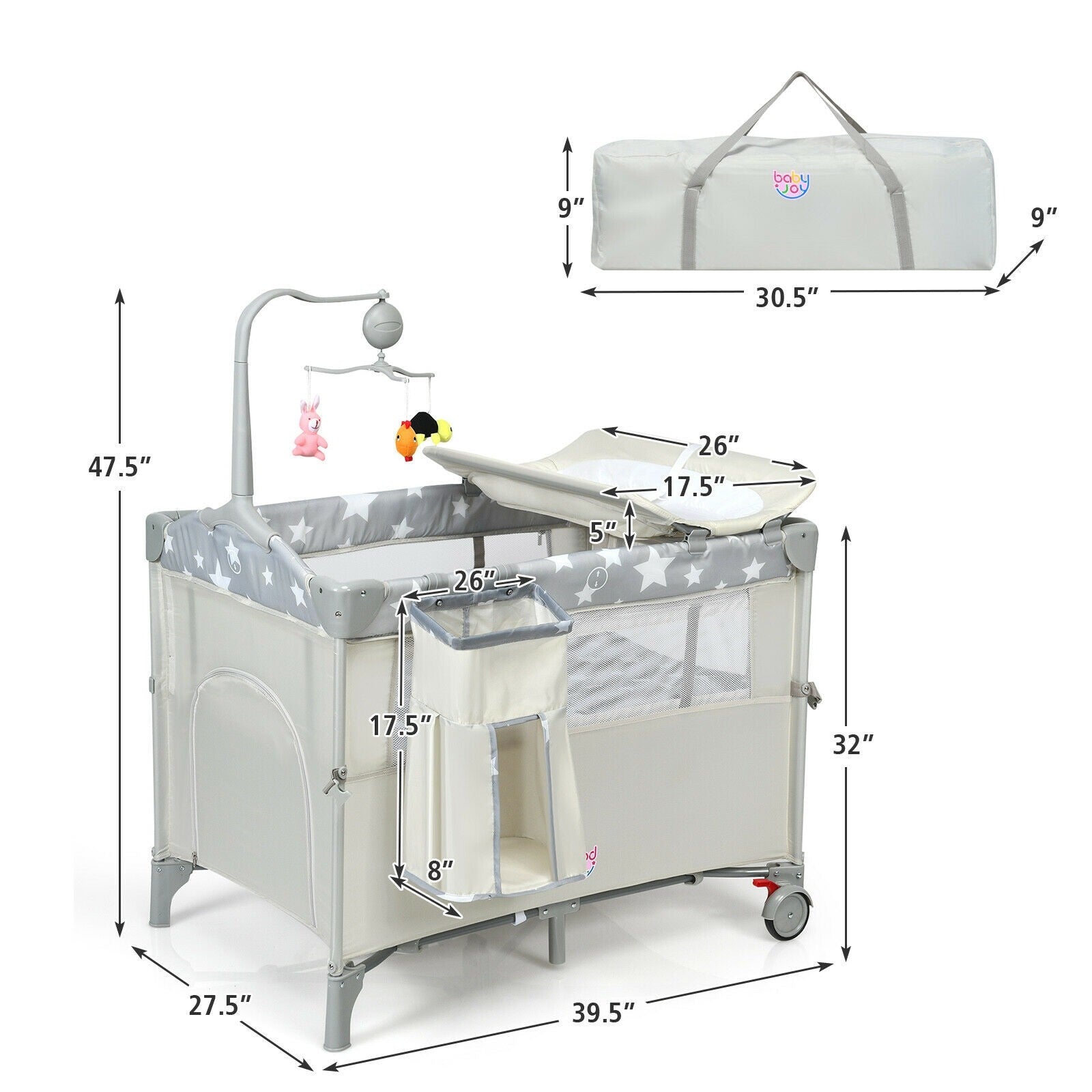Portable Baby Bassinet