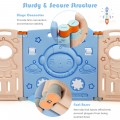 Image of Costway Foldable Baby Playpen Kids Activity Center with Lockable Door