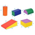 Costway 5-Piece Set Climb Activity Play Safe Foam Blocks