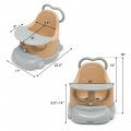 Costway 6-in-1 Convertible Baby Booster Seat with Tray Wheels