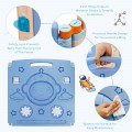 Image of Costway Foldable Baby Playpen Kids Activity Center with Lockable Door