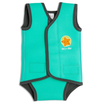 Image of Bbluv Wräp (Grey) - Neoprene Baby WetSuit (6-18 months)