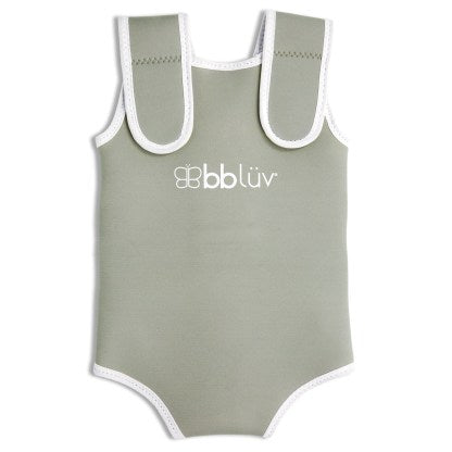 Image of Bbluv Wräp (Grey) - Neoprene Baby WetSuit (6-18 months)