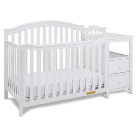 AFG Baby Furniture Athena Kali 4-in-1 Crib and Changer in White