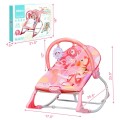 Costway Comfortable Baby Rocking Chair with Removable Toy Bar