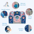 Costway Foldable Kids Safety Play Center with Lockable Gate
