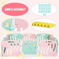 Costway 10-Panel Kids Safety Activity Center