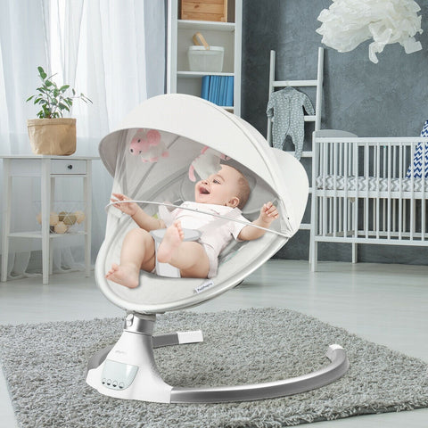 Image of Baby Swing Electric Rocking Chair with Music Timer