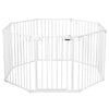 Costway Adjustable Panel Baby Safe Metal Gate Play Yard