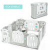 Costway 14-Panel Foldable Baby Activity Centre Playpen