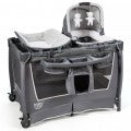 Costway 4-in-1 Convertible Portable Baby Play yard with Toys and Music Player