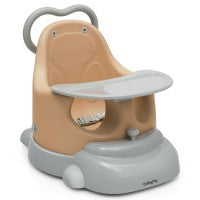 Costway 6-in-1 Convertible Baby Booster Seat with Tray Wheels