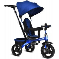 Image of Costway 4-in-1 Kids Tricycle with Adjustable Push Handle
