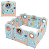 Costway Foldable Baby Safety Play Yard with Lockable Gate