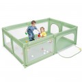 Costway Extra-Large Safety Baby Fence with 50 Ocean Balls
