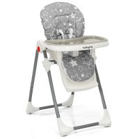 Costway Folding Baby High Dining Chair with 6-Level Height Adjustment