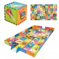 Costway 125 Pieces Baby Foam Interlocking Play Mat with Fence Instruments Styles