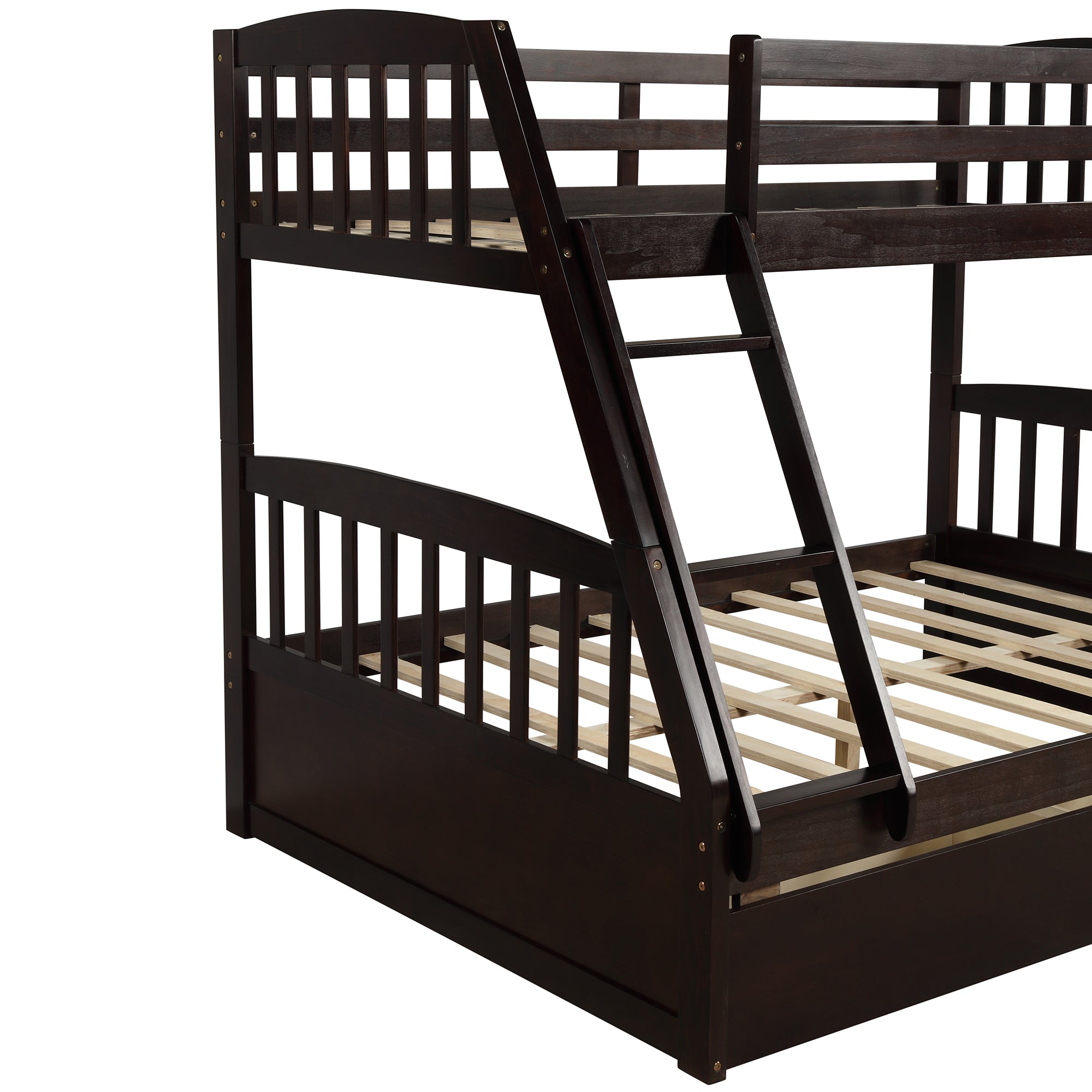 Topmax Twin Over Full Bunk Bed with Storage