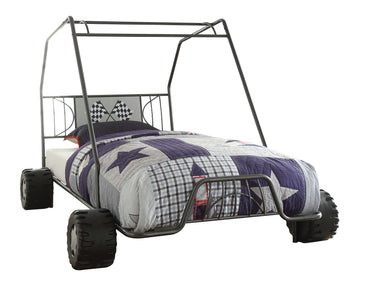 ACME Xander Twin Bed in Metal