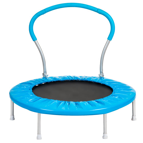 Kaba Kids 36" TRAMPOLINE WITH HANDLE(BL)-METAL