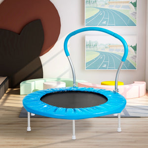 Kaba Kids 36" TRAMPOLINE WITH HANDLE(BL)-METAL