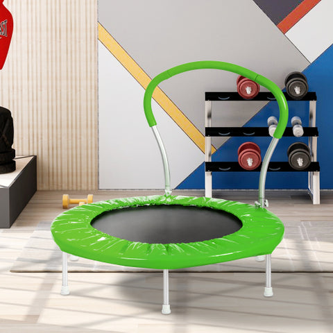Image of Kaba Kids 36" TRAMPOLINE WITH HANDLE(BL)-METAL